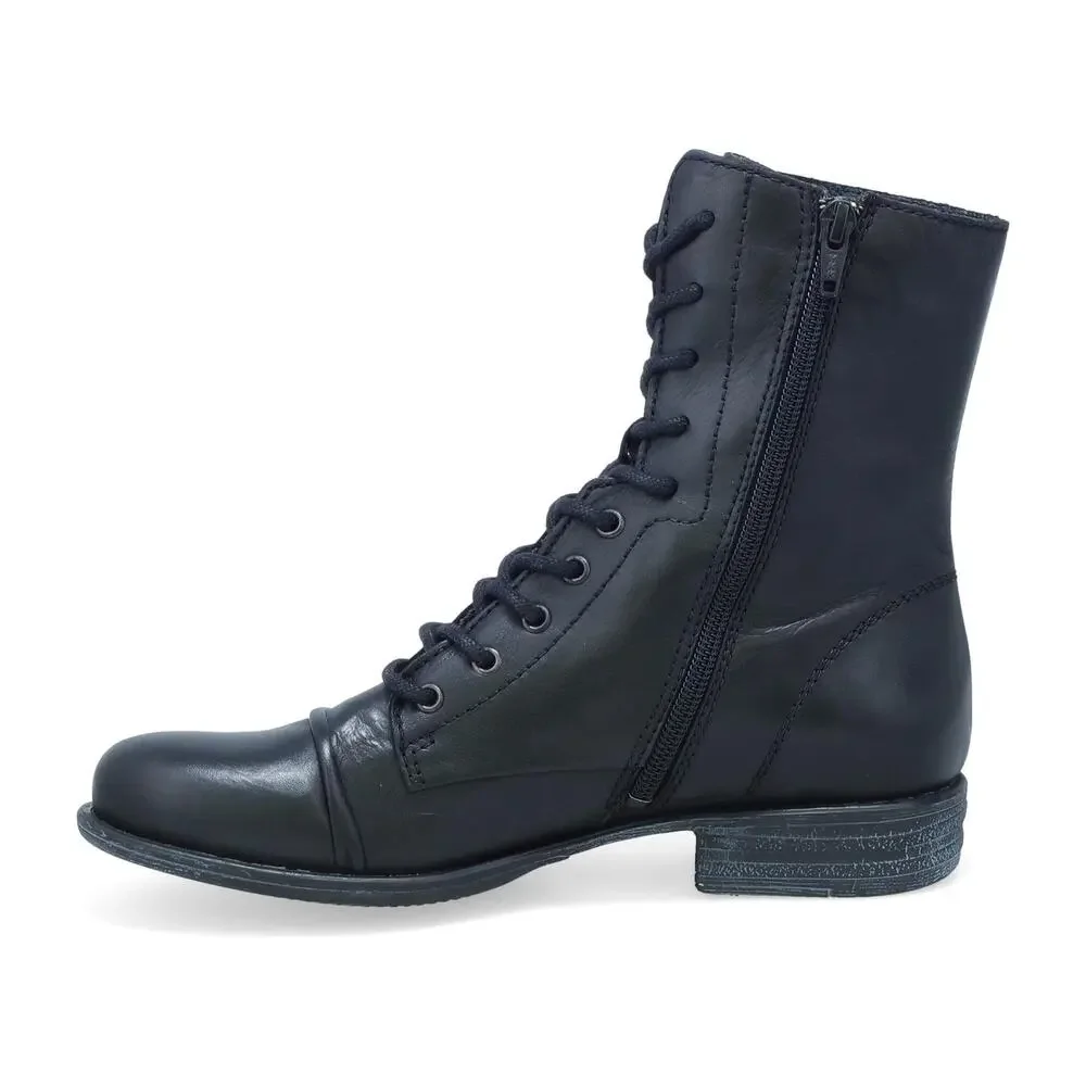 MIZ MOOZ LUKAS WOMEN'S LACE-UP BOOT BLACK 8